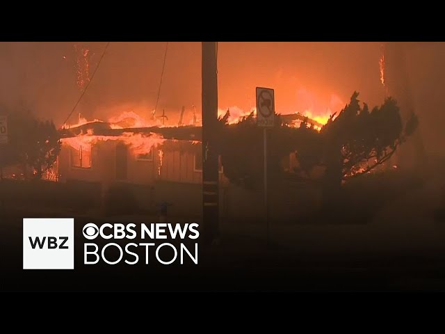 ⁣Former Mass. resident in California says fires are approaching his home