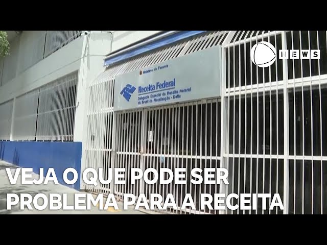 ⁣Saiba quais situações podem ser problema para a Receita Federal