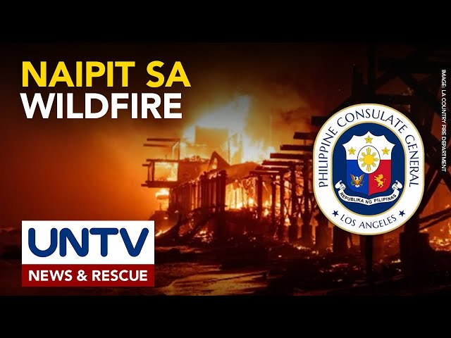 ⁣PH Consulate, nakaalalay sa mga Pilipinong apektado ng wildfires sa Los Angeles, USA