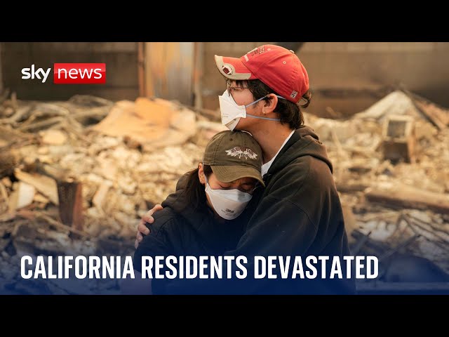 ⁣California wildfires: 'Everything we know and love has gone'