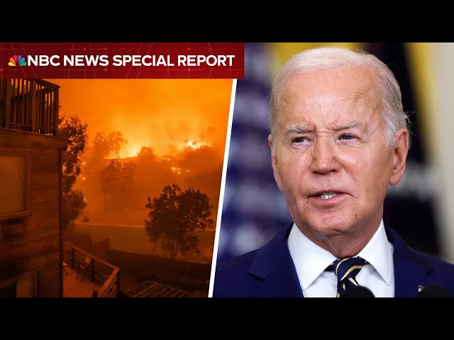 ⁣Special Report: Biden gives update on Southern California wildfires