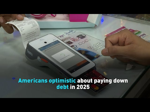 ⁣Americans optimistic about paying down debt in 2025