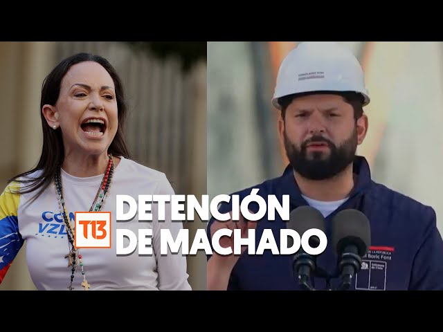 ⁣Pdte. Boric por la detención de Machado: "El Gobierno de Maduro se ha convertido en una dictadu