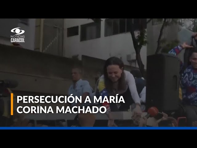 ⁣Lo que se sabe de la persecución a María Corina Machado y las dudas que dejó el episodio