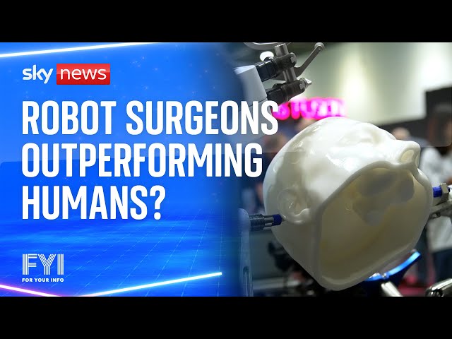 ⁣FYI: Robot surgeons outperforming humans?