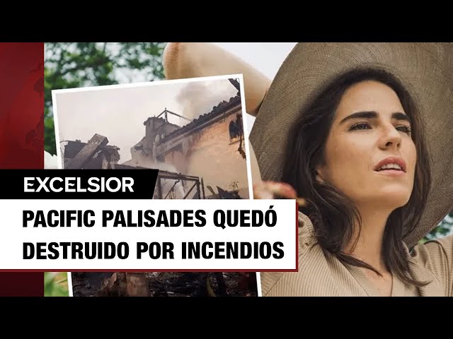 ⁣Karla Souza pierde su hogar tras incendios de Los Ángeles