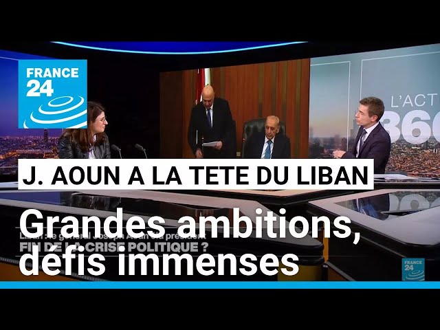 ⁣Joseph Aoun,  élu président du Liban : Des ambitions immenses à la hauteur des défis qui l'atte