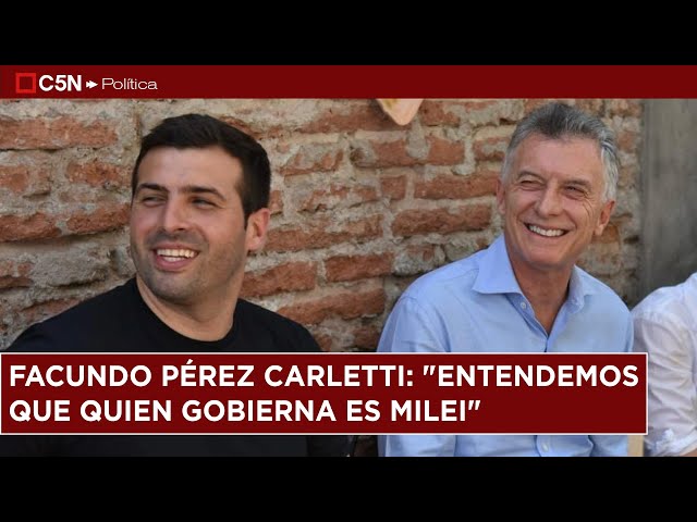 ⁣Facundo Pérez Carletti, Secretario General del PRO: "Fue una invitación al partido y a Macri&qu