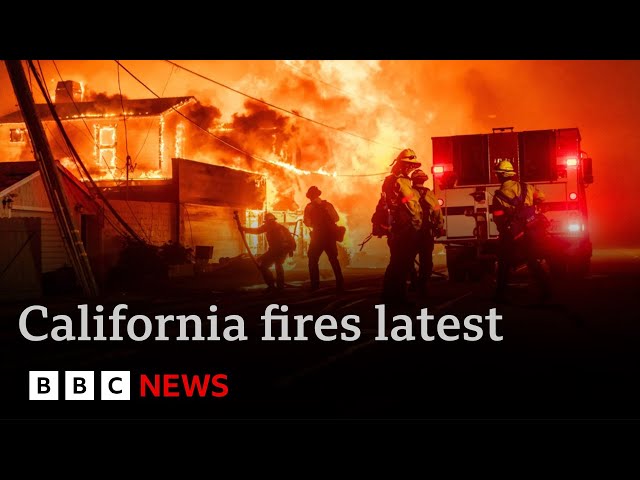 ⁣California inferno rages out-of-control as arson investigation launched | BBC News