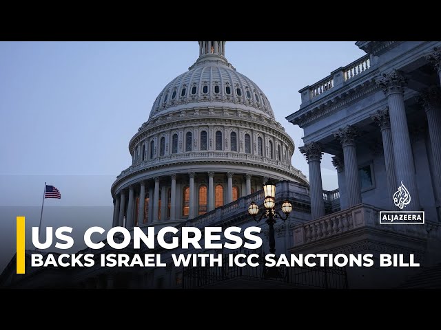 ⁣ICC sanctions bill sends message of support to Israel from US Congress: AJE correspondent