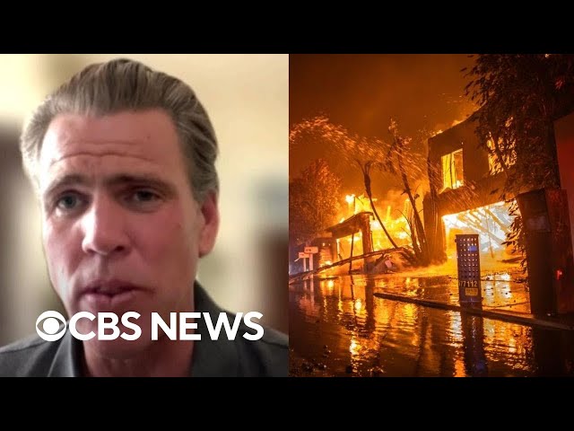 ⁣Former Olympian on L.A. fires destroying his ten medals and his home