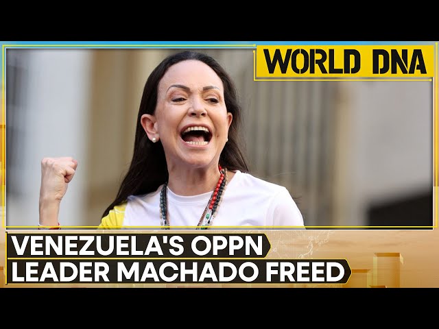 ⁣Venezuela Oppn Leader Machado Released After Short Detention, Government Denies Role | World DNA