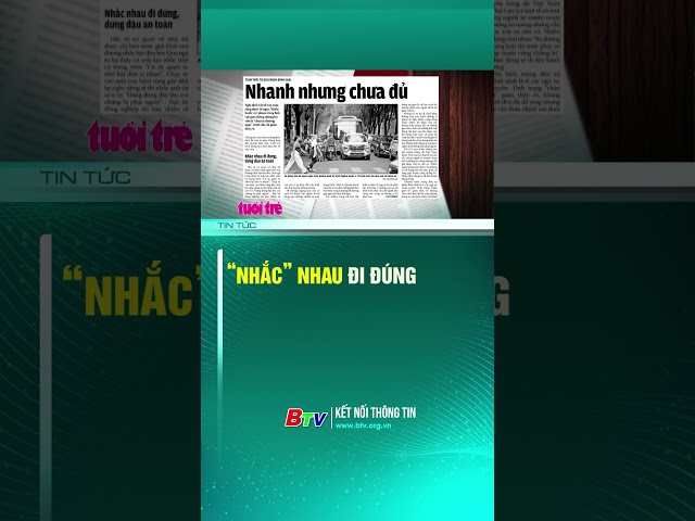 ⁣“Nhắc” nhau đi đúng