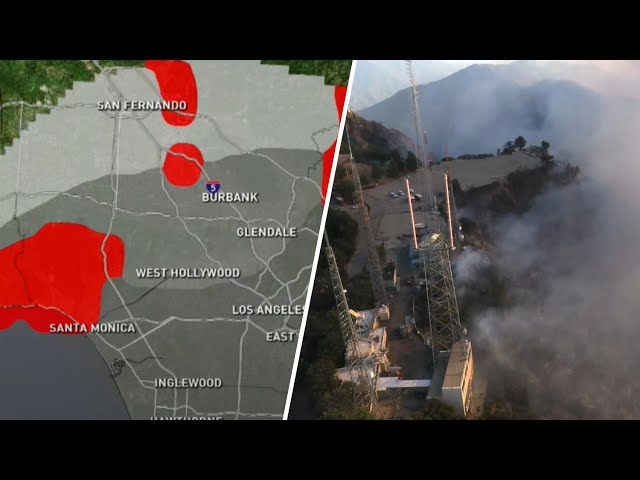 ⁣LIVE MAP + CAMERA show LA wildfires spreading in California (Jan. 9, 2025)