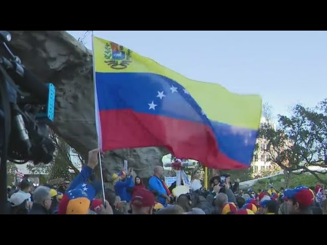 ⁣President Donald Trump issues warning to Venezuela's Maduro