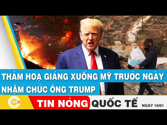 ⁣Tin nóng Quốc tế: Thảm hoạ giáng xuống Mỹ trước ngày nhậm chức ông Trump | BNC Now