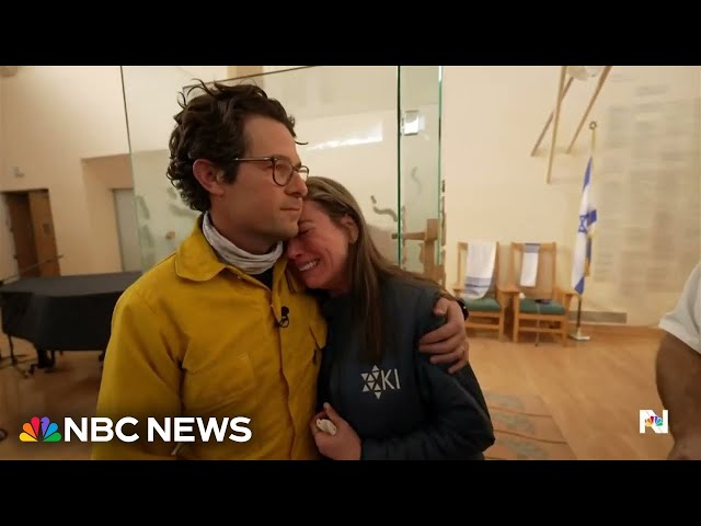 ⁣Symbols of hope amid devastation in Pacific Palisades