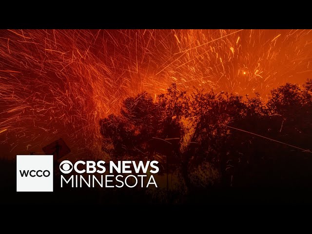 ⁣Wind causing major issues as firefighters try to contain California wildfires