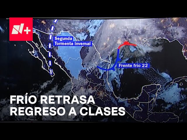 ⁣Seguirá el frío en gran parte del país por nuevo frente; Así fue el regreso a clases - En Punto