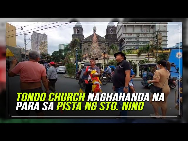 ⁣Tondo Church naghahanda na para sa Pista ng Sto. Nino | ABS-CBN News