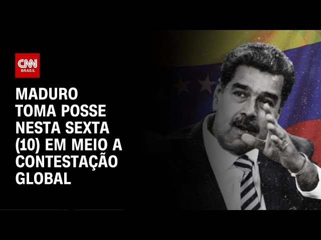 ⁣Maduro toma posse nesta sexta (10) em meio a contestação global | CNN NOVO DIA