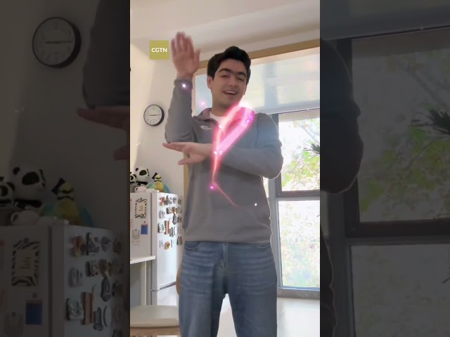 ⁣Join Snake Year Dance Fun with Azerbaijani vlogger Taghi Mammadov