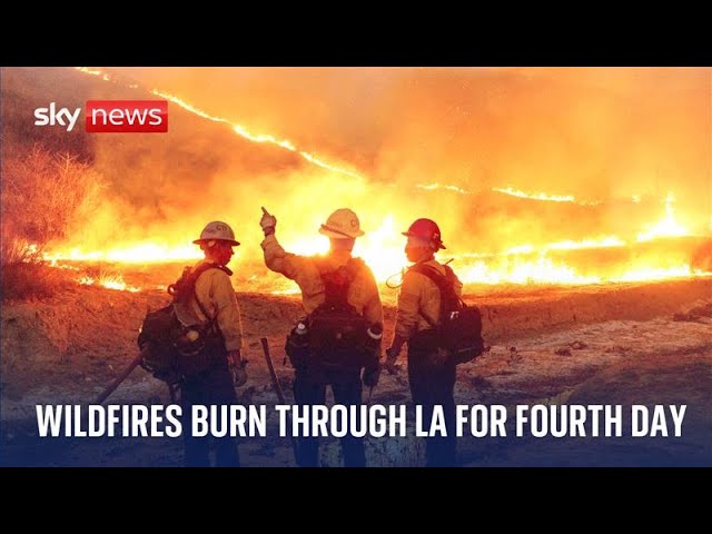 ⁣Watch live: Number of dead rises as the LA wildfires continue to rage on