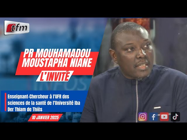 ⁣l´invite d´infos matin | Pr Mouhamadou Moustapha NIANE, Enseignant-Chercheur à l'UFR des scienc