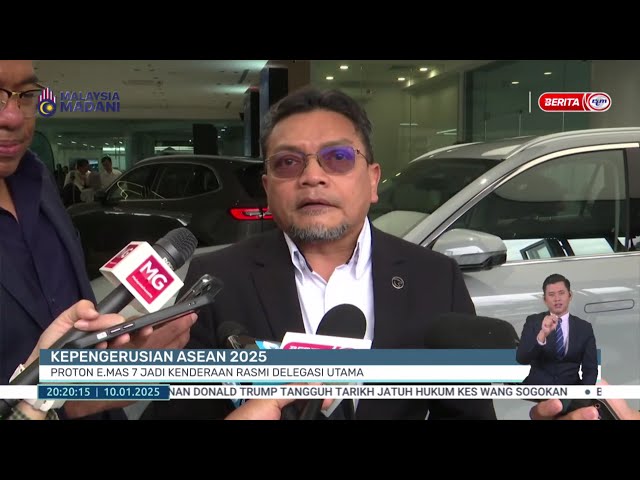 ⁣10 JAN 2025 - B.PERDANA- KEPENGERUSIAN ASEAN 2025 PROTON EMAS 7 JADI KENDERAAN RASMI DELEGASI UTAMA