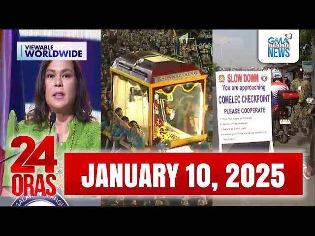 ⁣24 Oras Express: January 10, 2025 [HD]