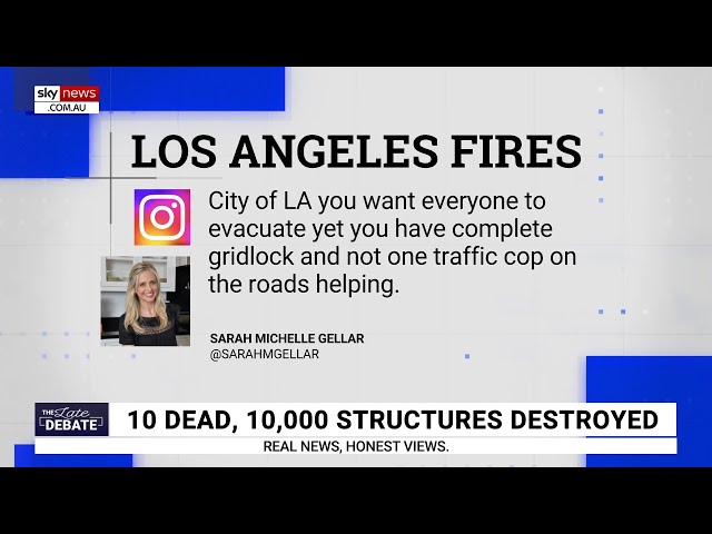 ⁣‘Complete gridlock’: Sarah Michelle Geller reacts to LA wildfires