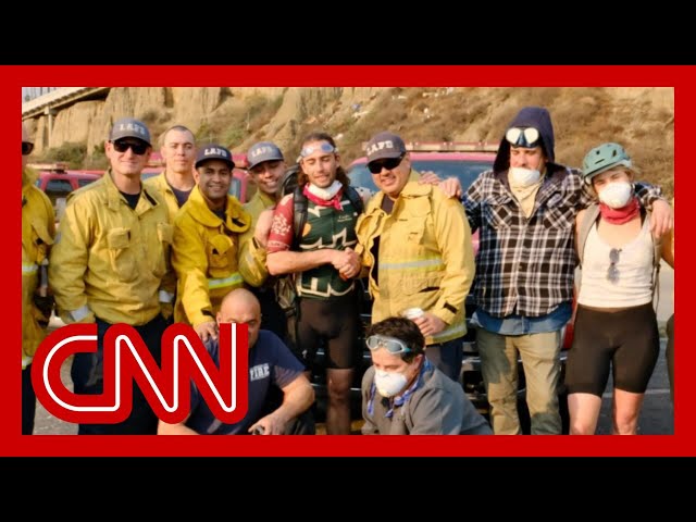 ⁣Local restaurant feeds firefighters on the frontlines of California wildfires