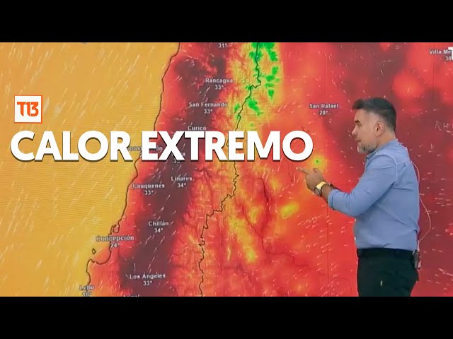 ⁣Alerta por calor extremo en Chile: Altas temperaturas para el fin de semana