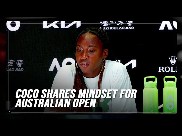 ⁣Coco Gauff says a change of mindset has made the biggest difference to her game