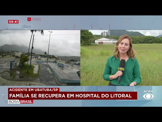 ⁣Ubatuba: pai e filhos vítimas de acidente aéreo se recuperam bem