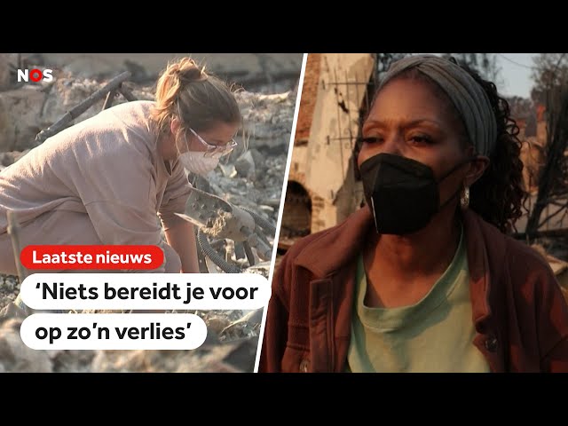 ⁣Alita en Kelly verloren hun huis door verwoestende vuurzee Los Angeles