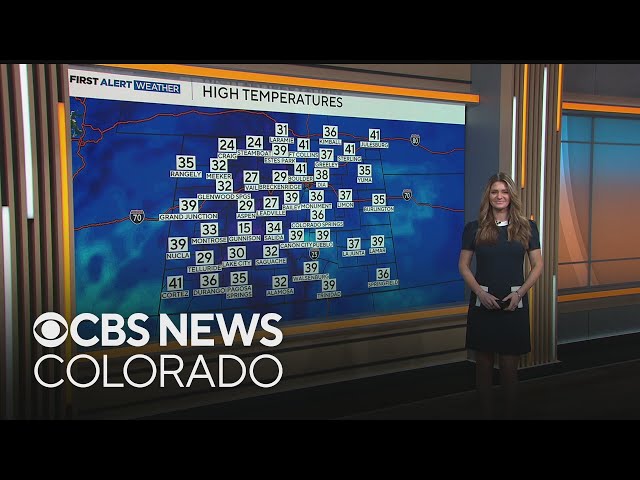 ⁣Quiet & cold across Colorado Friday before mountain snow arrives in time for the weekend