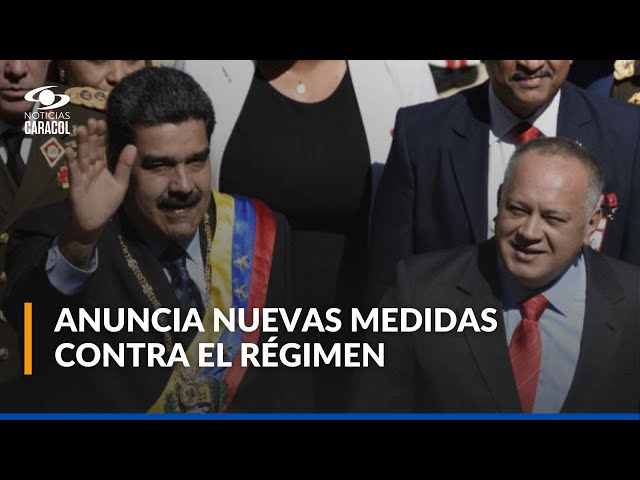 ⁣Gobierno de EE. UU. aumenta recompensa por captura de Nicolás Maduro