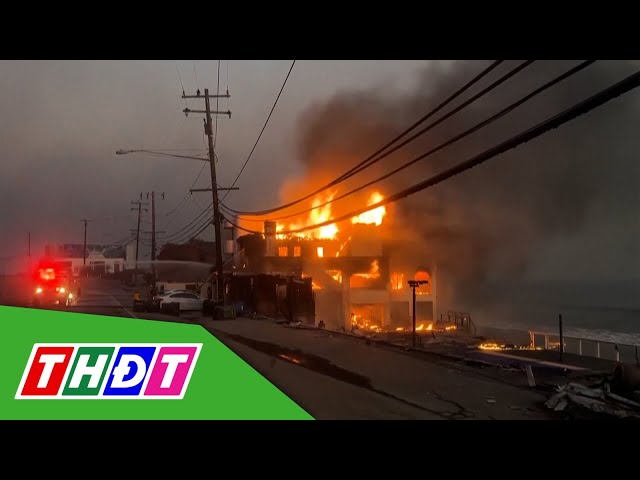 ⁣Mỹ: Cháy rừng kinh hoàng ở Los Angeles vượt tầm kiểm soát | THDT