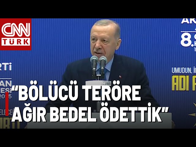 ⁣Erdoğan'dan Terörü Bitirme Mesajı! "Suriye'deki Terör Kuşağını Kırdık"