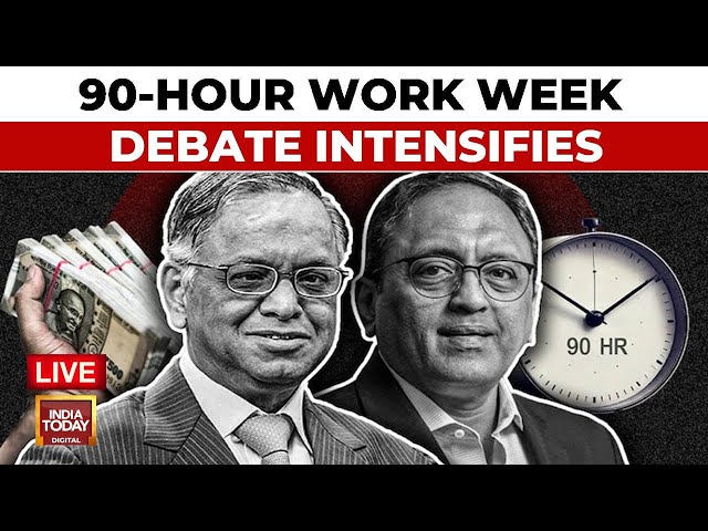 ⁣Industry Leaders Call For Up To 90-hour Workweek | L&T Chairman's Work-on-Sunday Plan | Ind