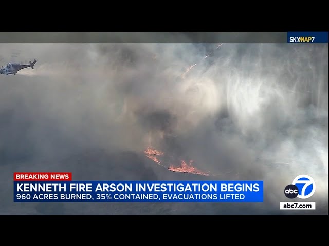 ⁣Evacuation orders lifted for Kenneth Fire amid arson investigation