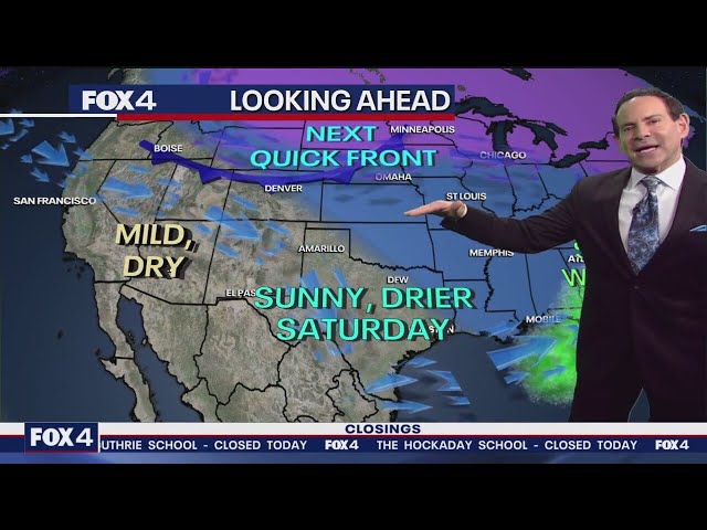 ⁣Dallas Weather: Jan. 10 morning forecast update