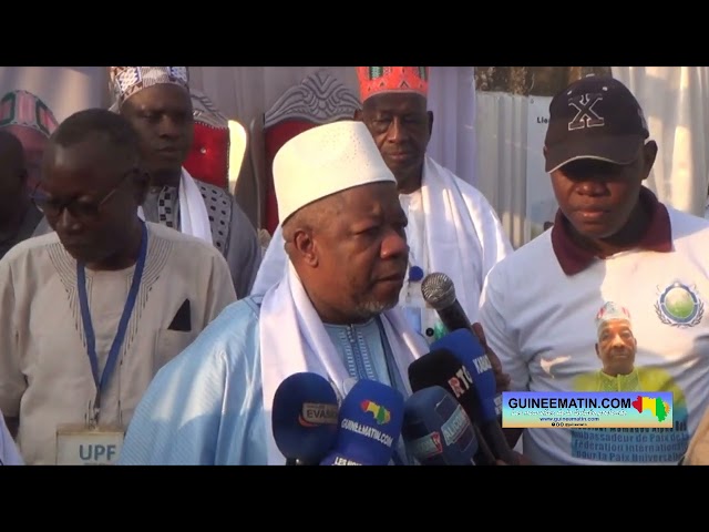 ⁣Conakry: Elhadj Mamadou Alpha Bah, ambassadeur de la paix universelle, investi dans ses fonctions