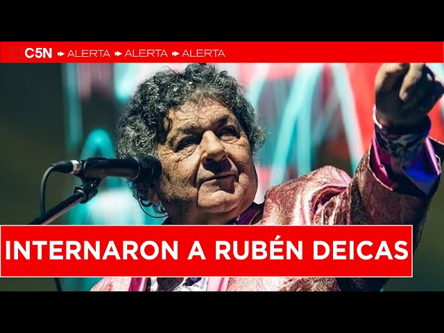 ⁣INTERNARON al CANTANTE de "LOS PALMERAS": RUBÉN DEICAS FUFRIÓ UN ACV ISQUÉMICO