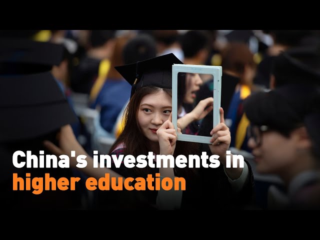 ⁣China's investments in higher education