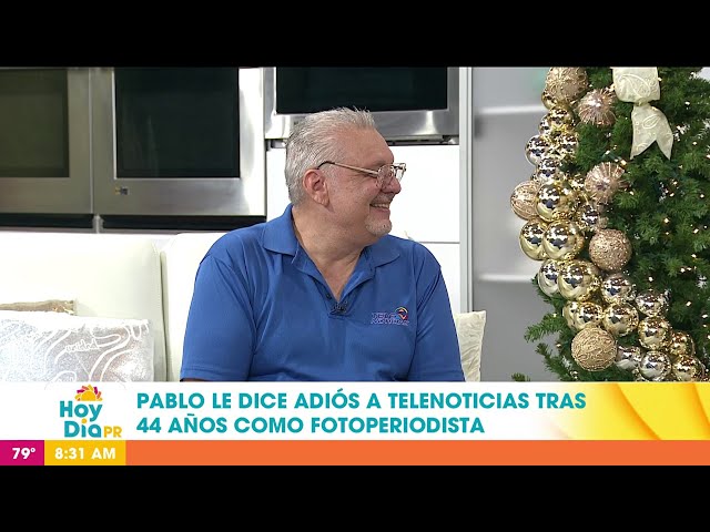 ⁣Tras 44 años: se jubila el fotoperiodista de Telenoticias, Pablo Gaztambide