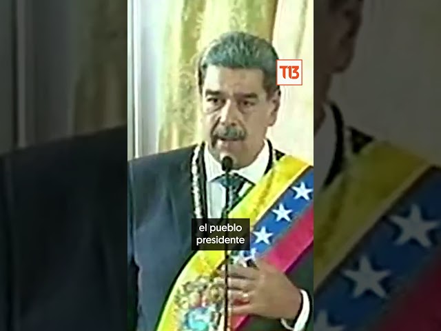 ⁣Maduro recuerda a Chávez en toma de posesión