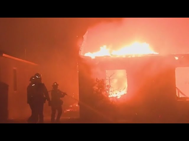 ⁣Death toll rises as wildfires continue to scorch Los Angeles area