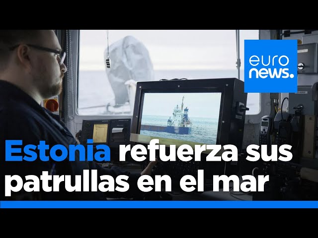 ⁣Estonia refuerza sus patrullas en el mar Báltico contra posibles sabotajes